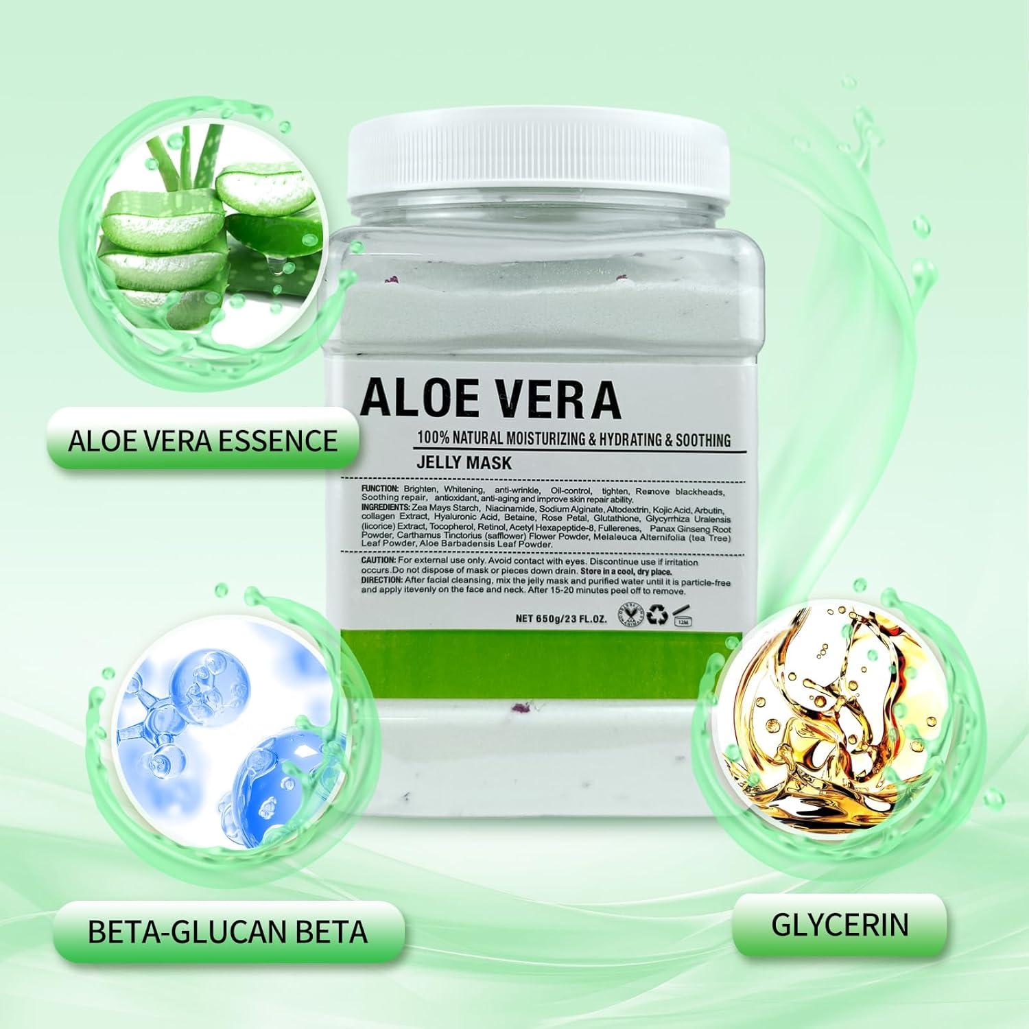 Mascarilla de Gel Hidratante Angeland Aloe Vera 680g Peel-Off