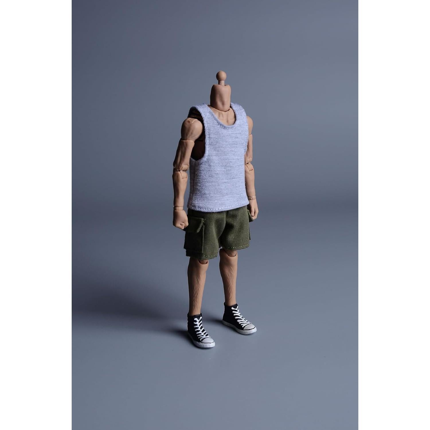 Muñeca 1/12 Meetoget Ropa Deportiva Camiseta Gris