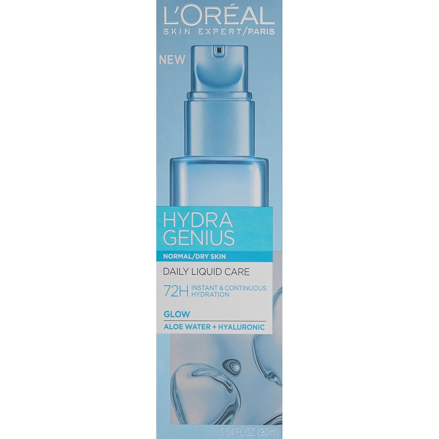 Hidratante Facial L'Oreal Paris Hydra Genius 90 ml - Piel Normal a Seca