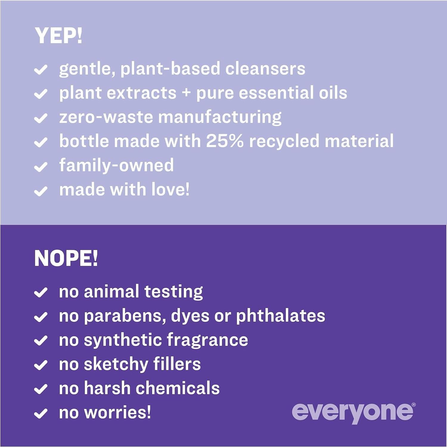 Loción Hidratante Everyone 2x32oz Lavanda y Aloe EWG