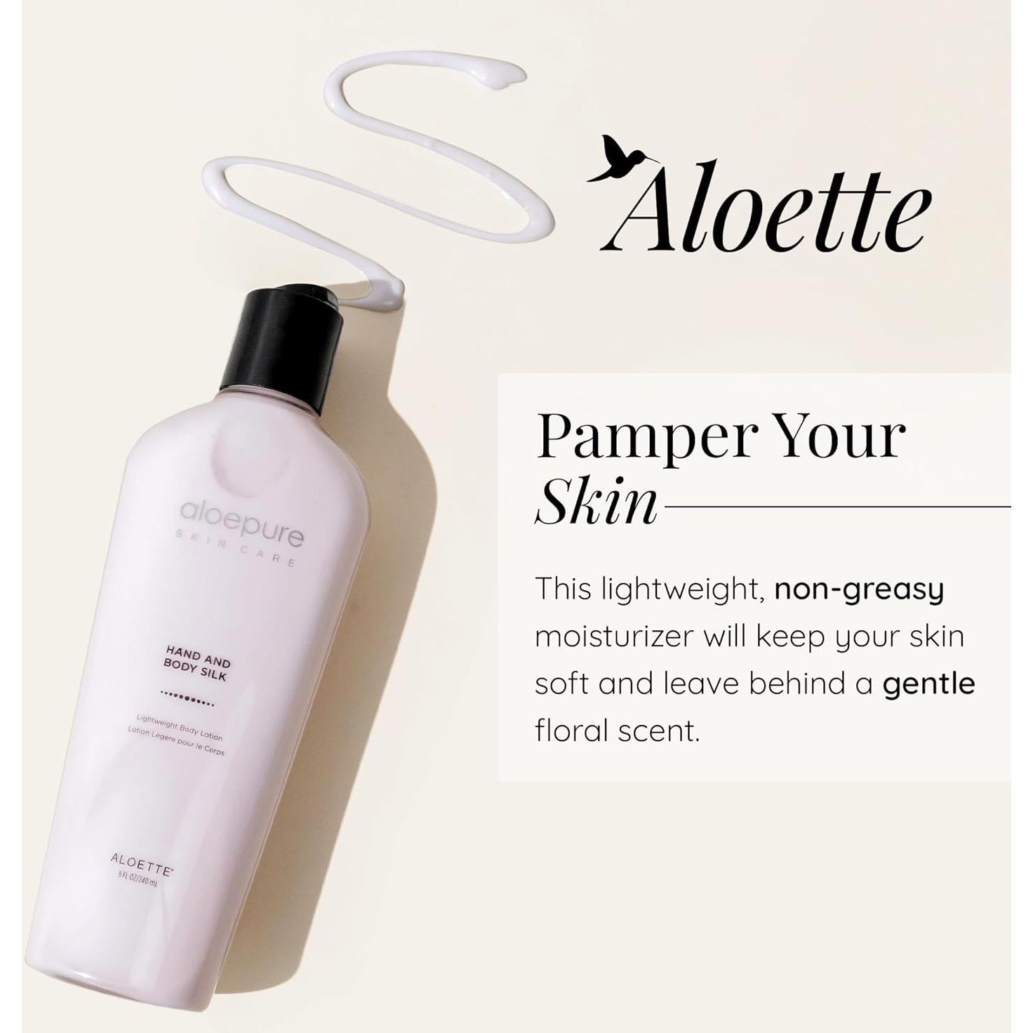 Loción Hidratante Aloette 236.6 ml - Cuidado Piel Suave