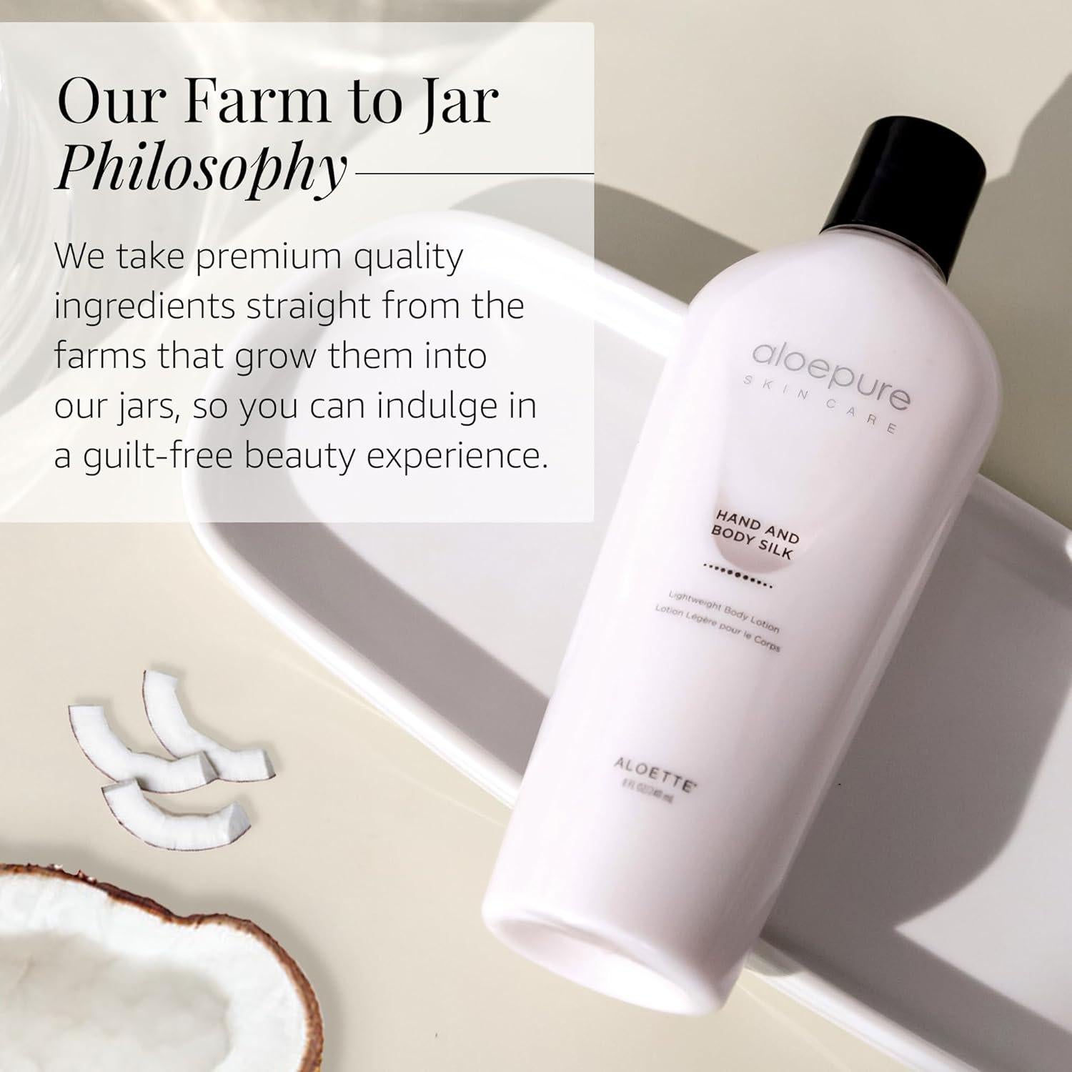 Loción Hidratante Aloette 236.6 ml - Cuidado Piel Suave