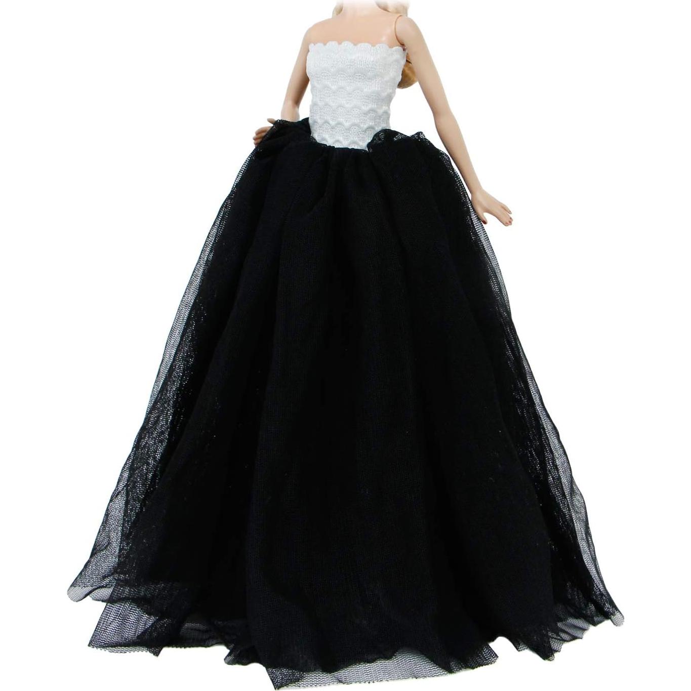 Vestido de Fiesta para Muñecas 11.5" BJDBUS con Velo