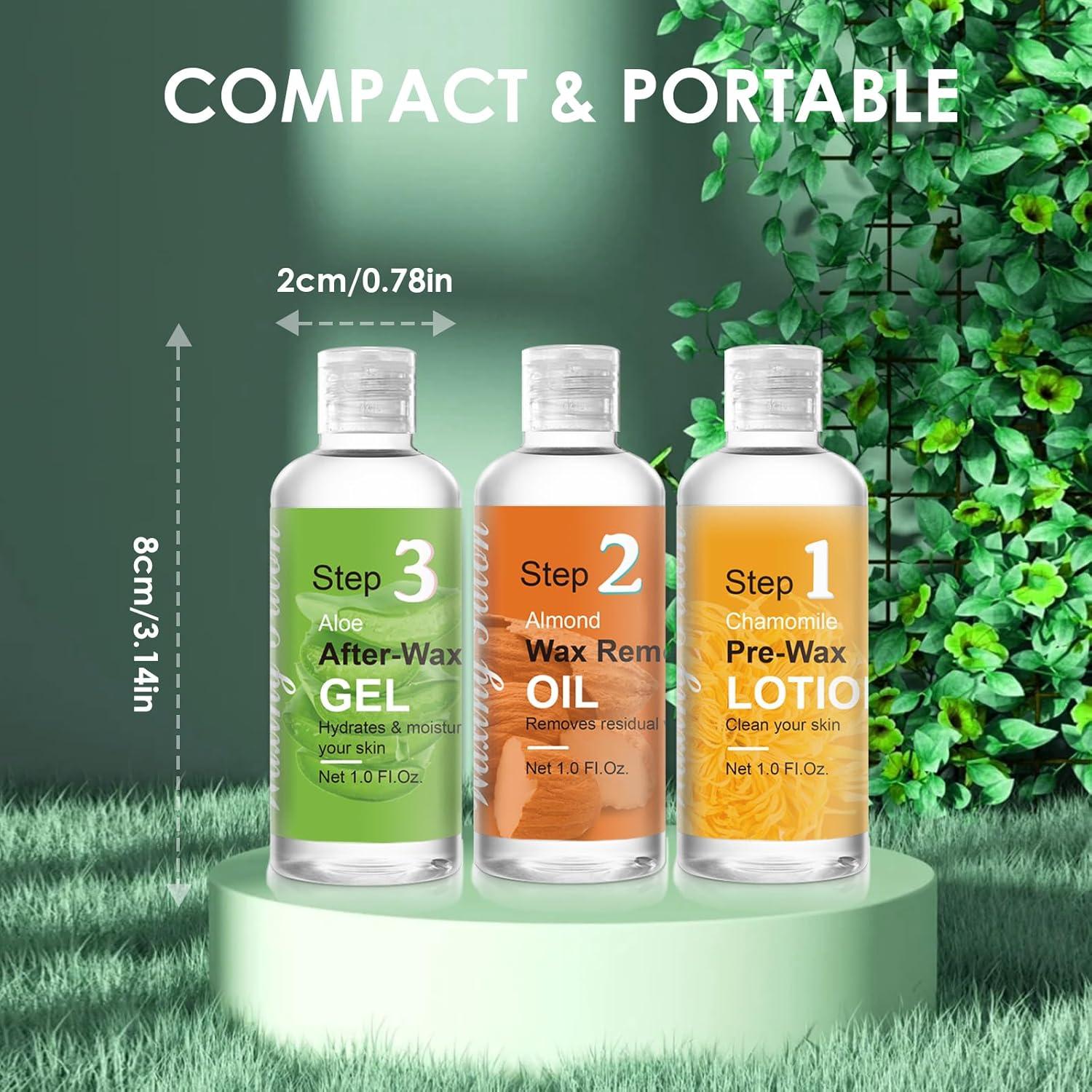 Set de Cuidado Pre y Post Depilación Seopri - 3 Botellas