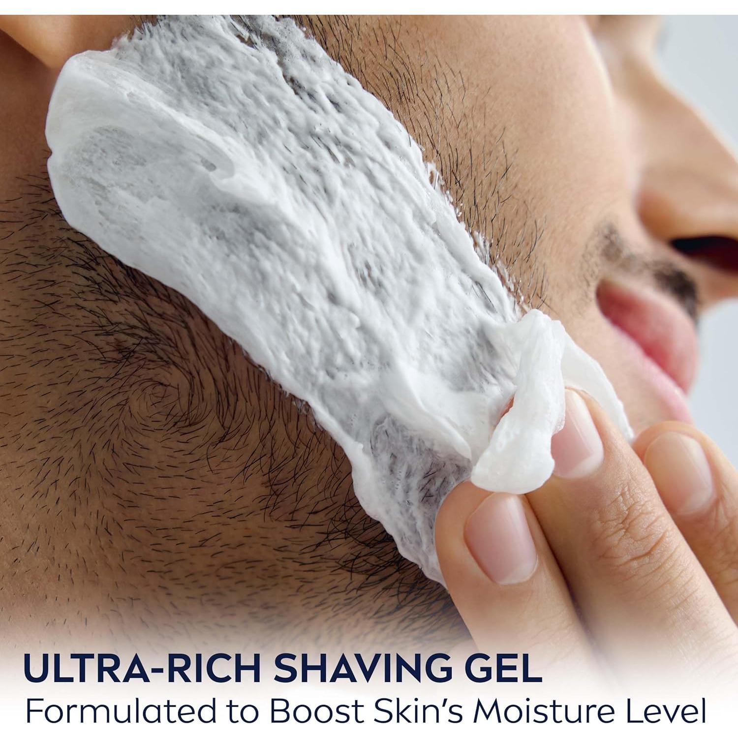 Gel de Afeitar NIVEA MEN Hidratación Máxima 3 Latas 198 g