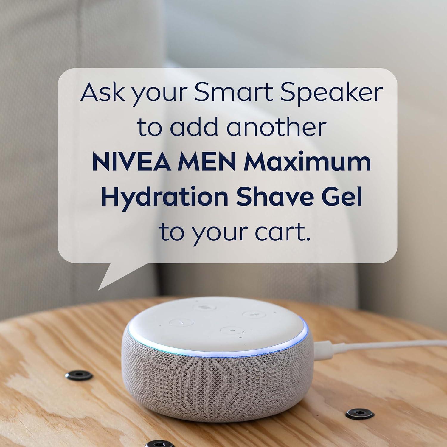 Gel de Afeitar NIVEA MEN Hidratación Máxima 3 Latas 198 g