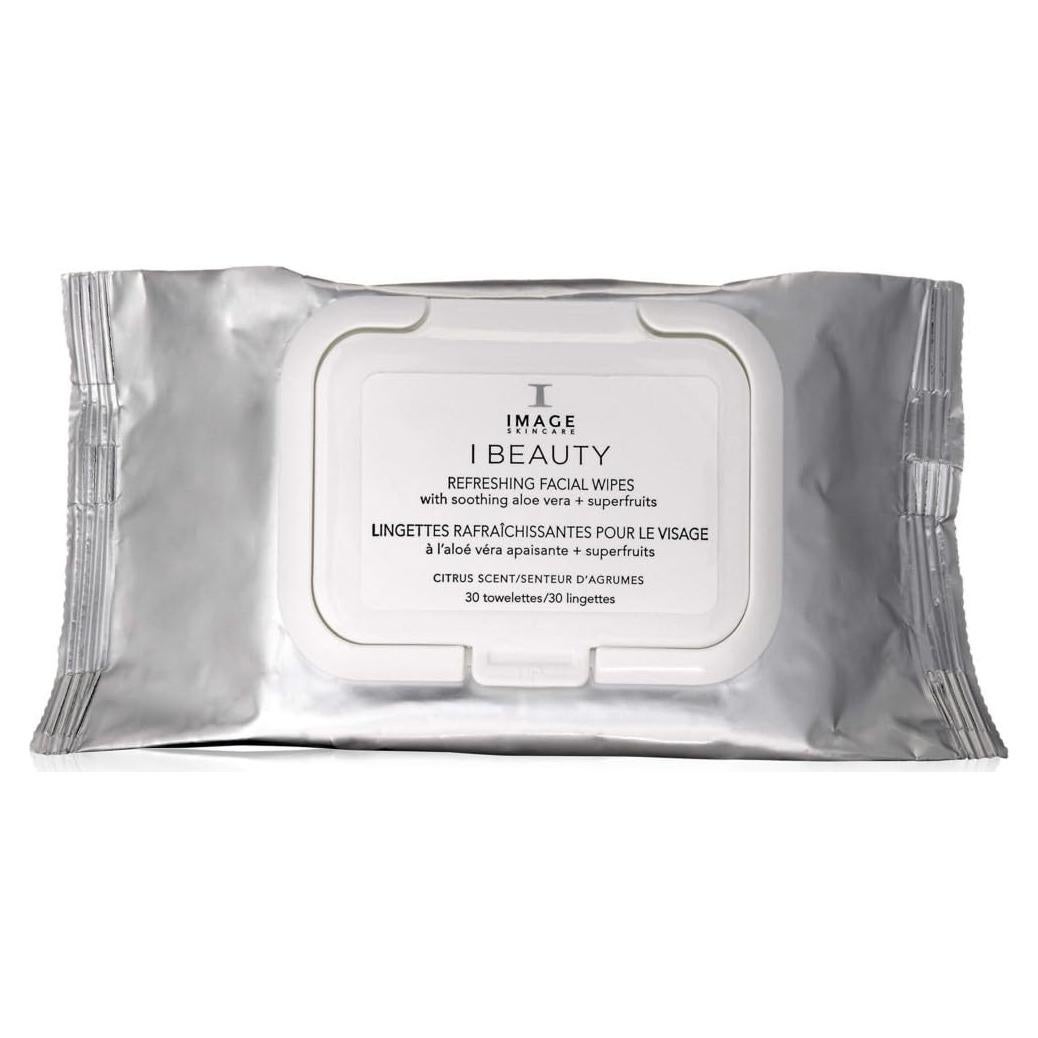 Toallitas Faciales Refrescantes IMAGE Skincare con Pepino y Aloe Vera - 30 Unidades