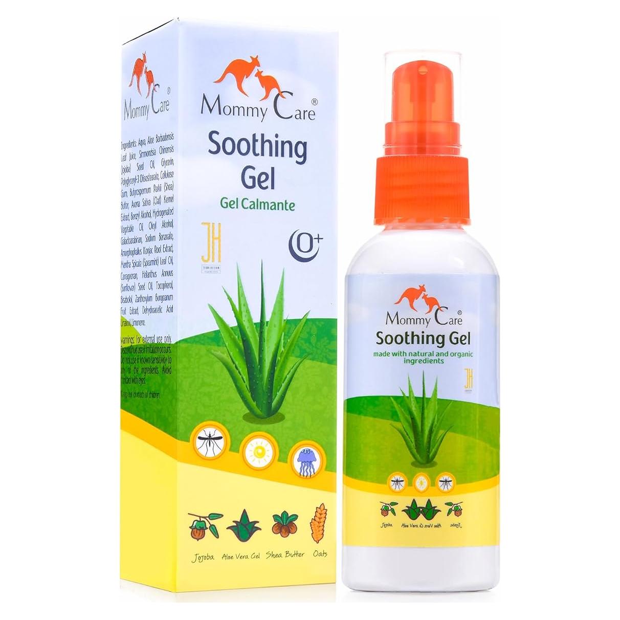 Gel Calmante Mommy Care 70 ml - Aloe Vera para Quemaduras y Picaduras