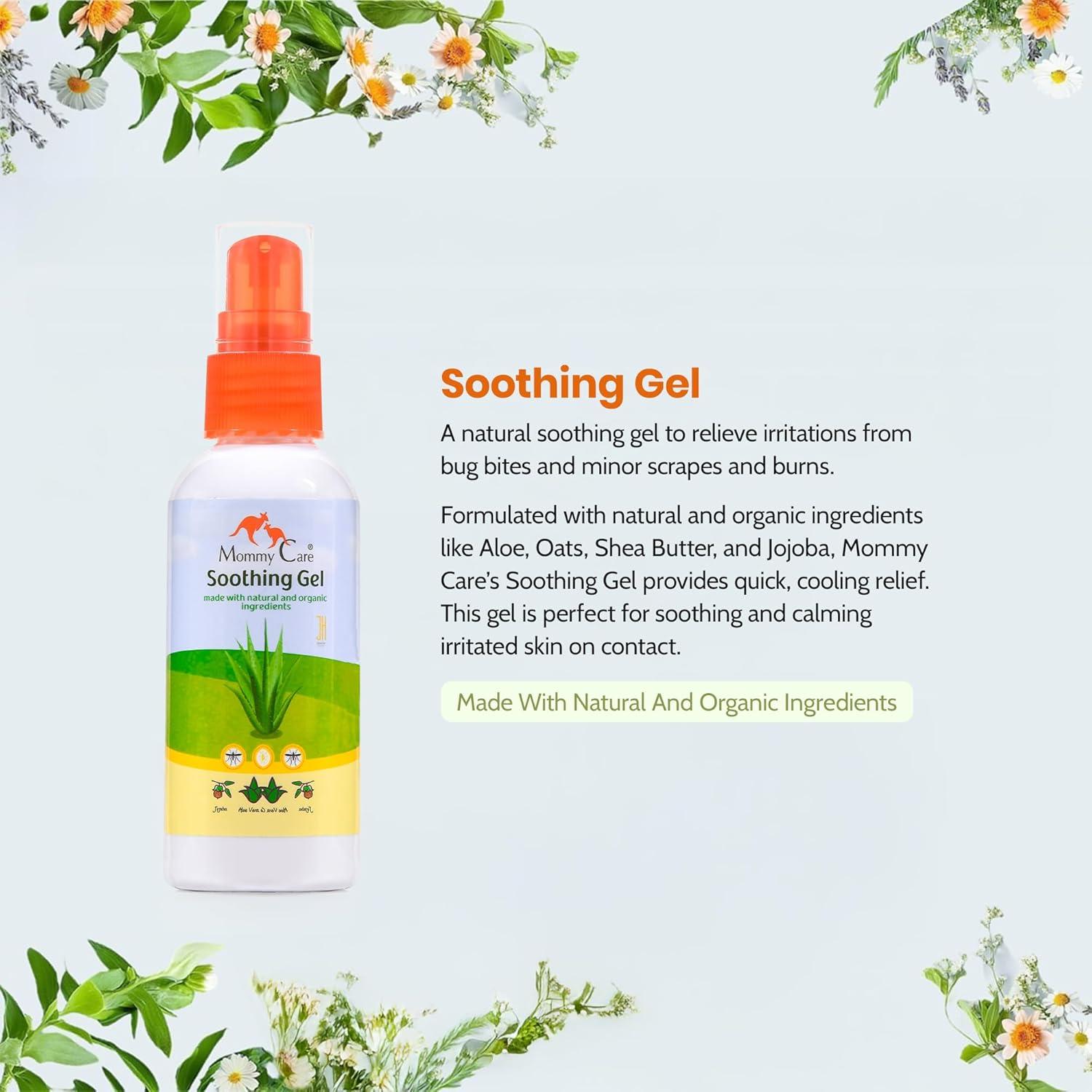 Gel Calmante Mommy Care 70 ml - Aloe Vera para Quemaduras y Picaduras