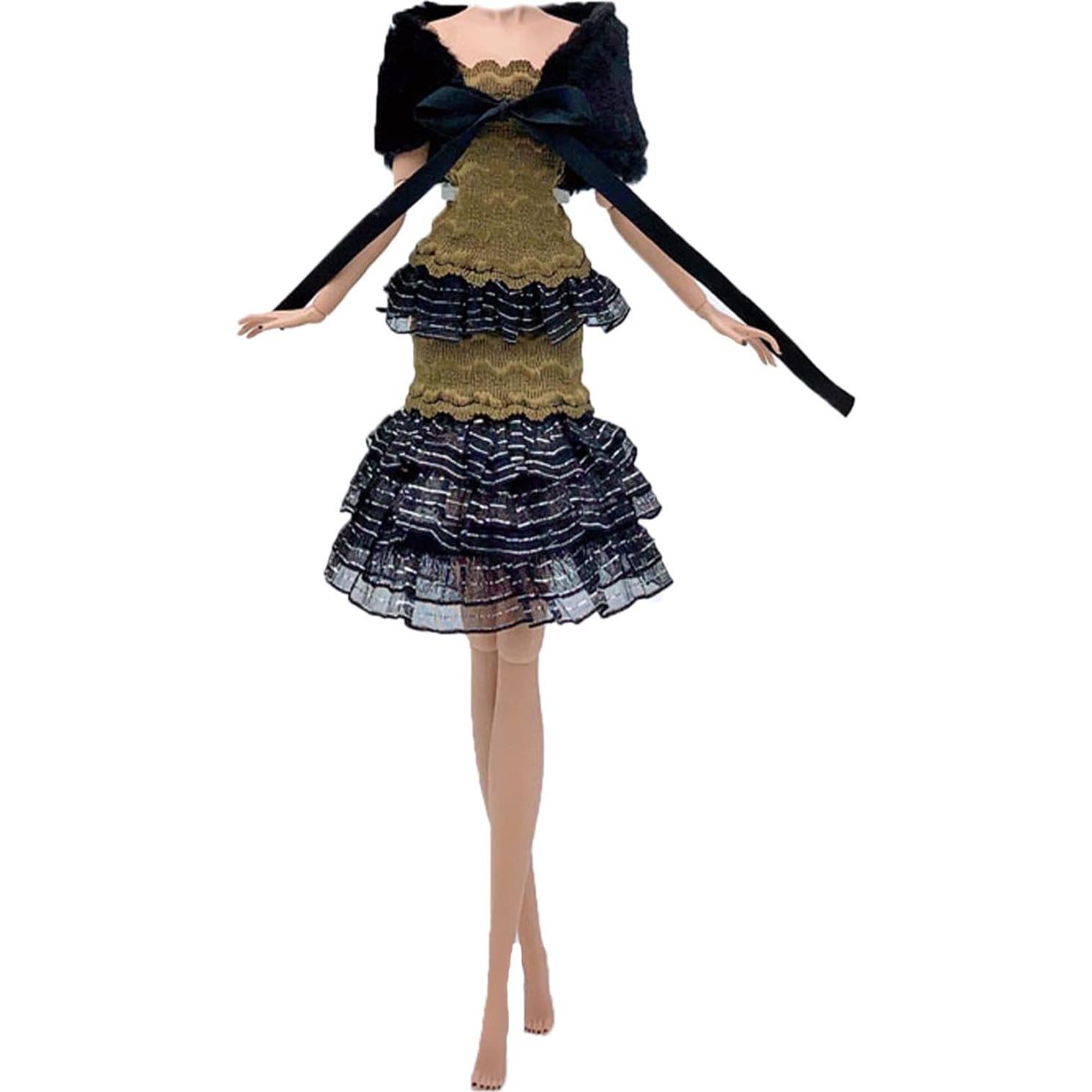 Ropa de Muñeca Apatsuki 5 Conjuntos + 12 Zapatos Aleatorios