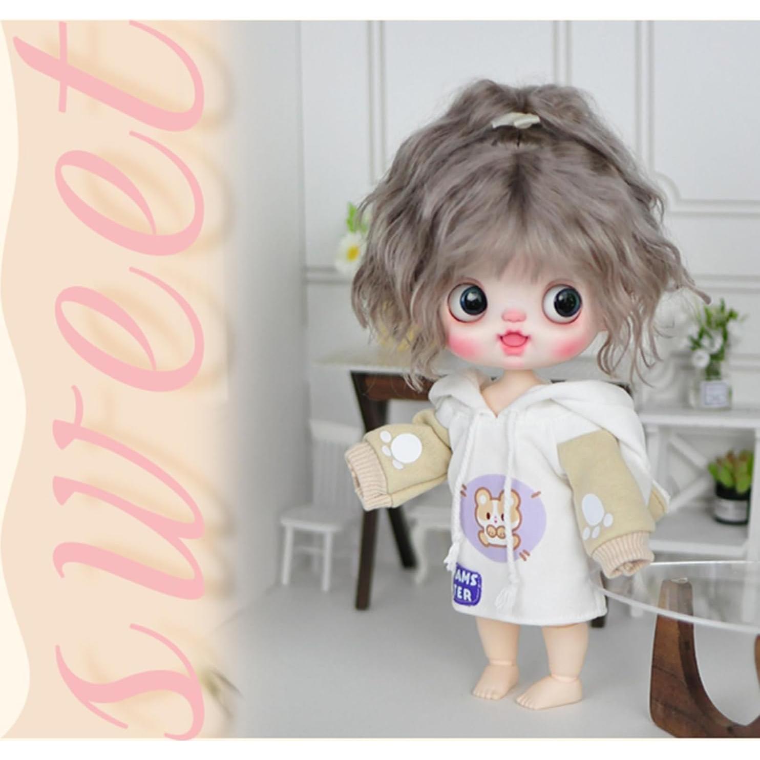 Conjunto Ropa para Muñecas YMY ob22 Beige 1/6 Estilo Animal