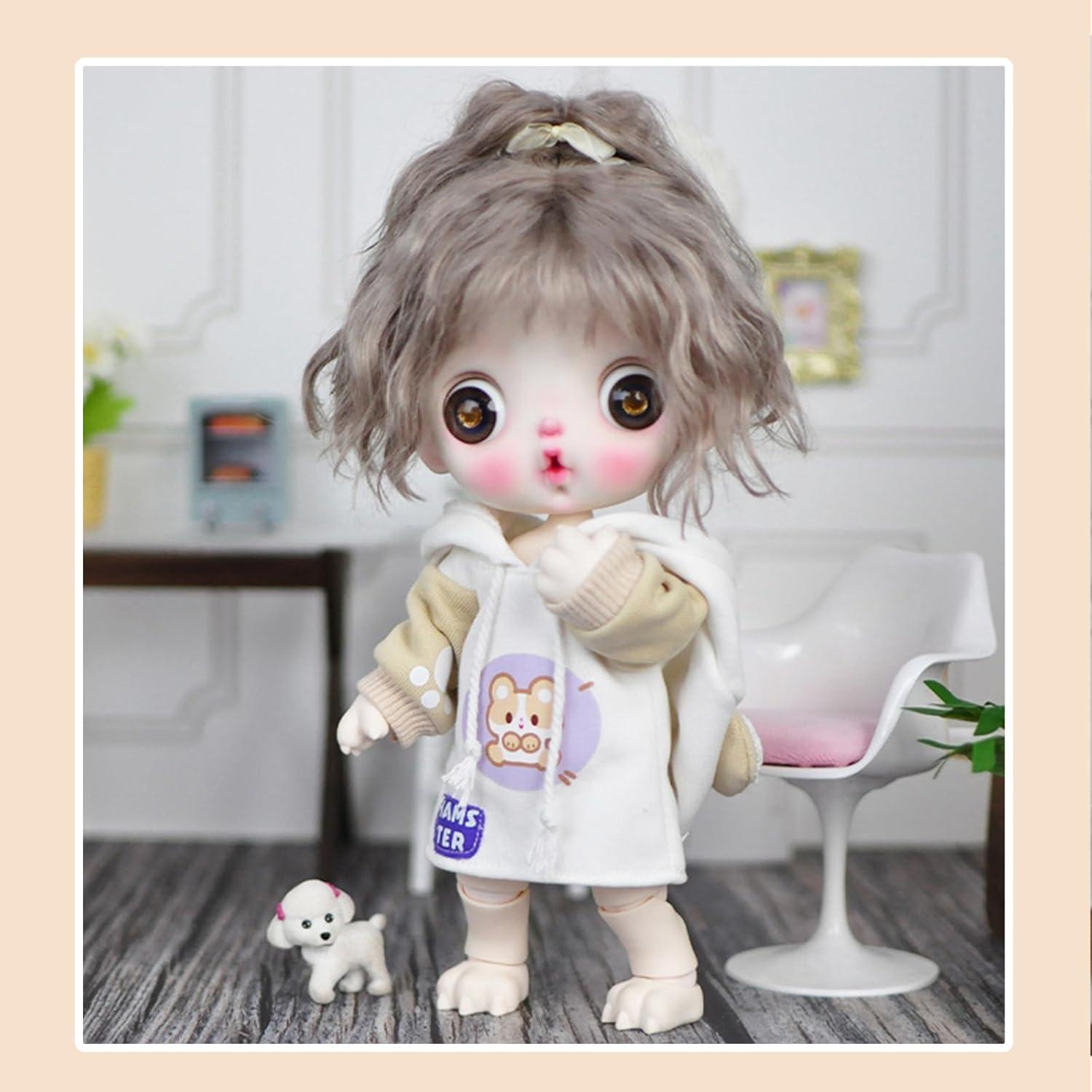 Conjunto Ropa para Muñecas YMY ob22 Beige 1/6 Estilo Animal