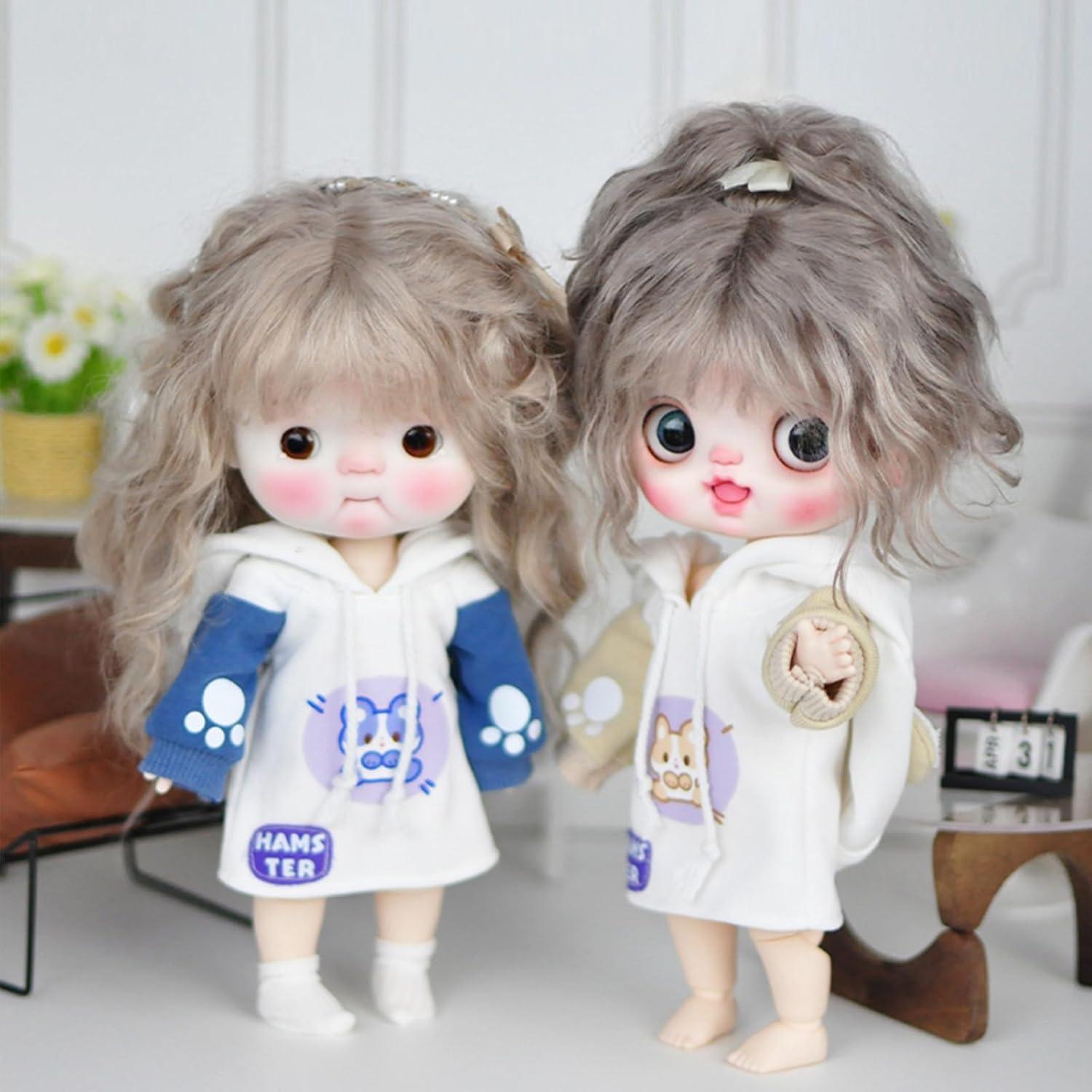 Conjunto Ropa para Muñecas YMY ob22 Beige 1/6 Estilo Animal