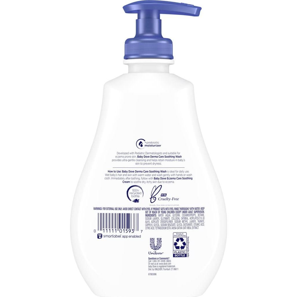 Baby Dove Lavado Calmante 368.5 g - Cuidado Piel Eczema