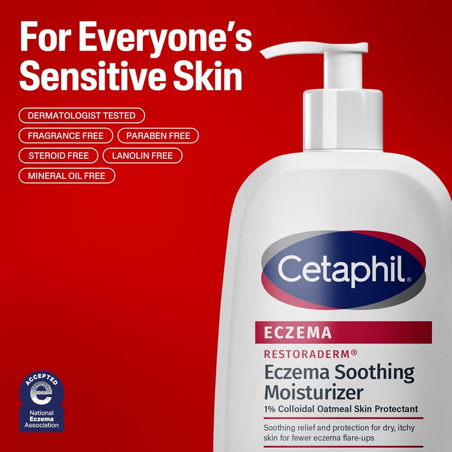 CETAPHIL Eczema Restoraderm Hidratante Calmante 473 ml