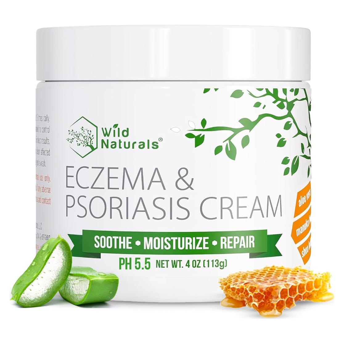 Crema Hidratante para Eczema y Psoriasis Wild Naturals 113g