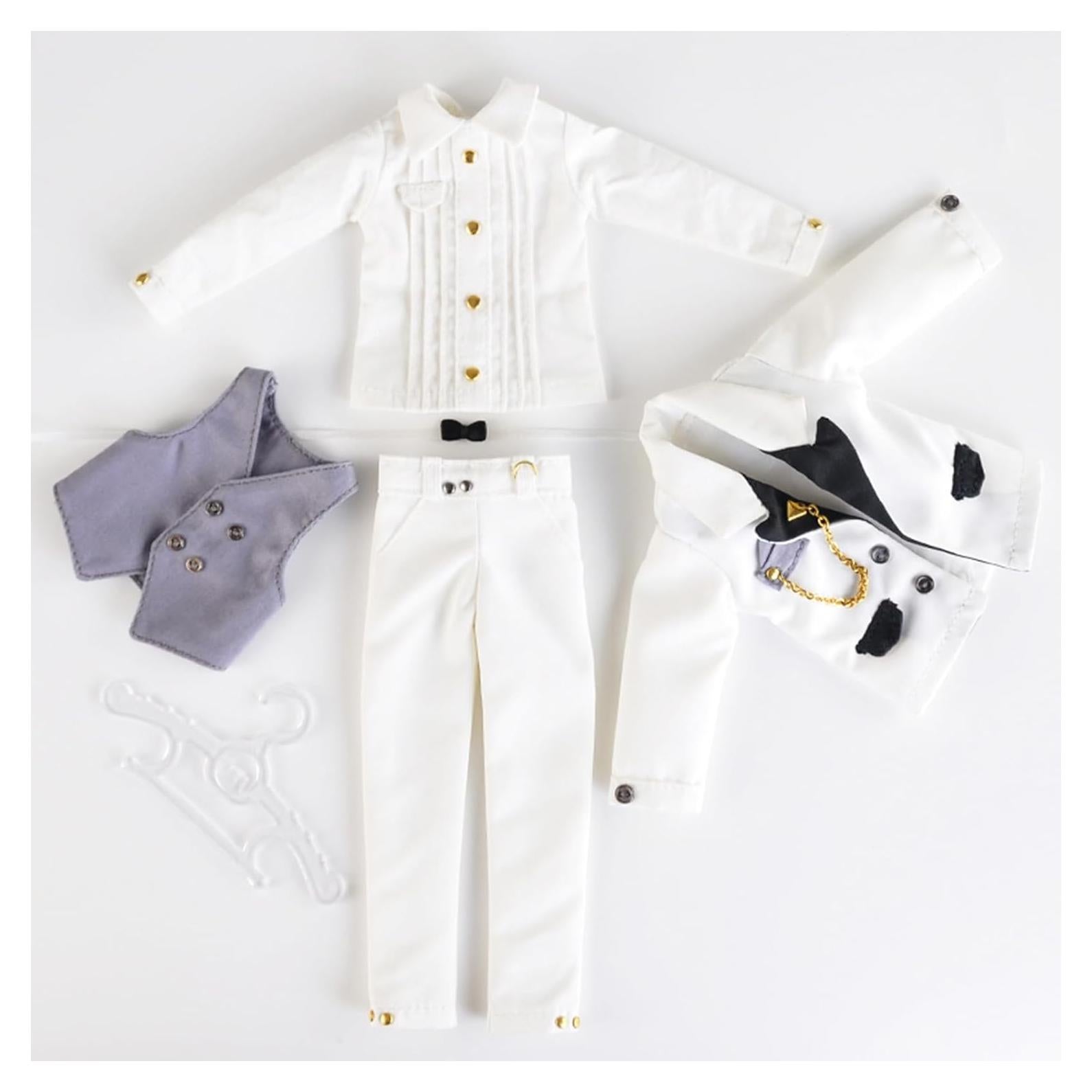 Conjunto Ropa para Muñecas YMY OB22 OB24 Blanco