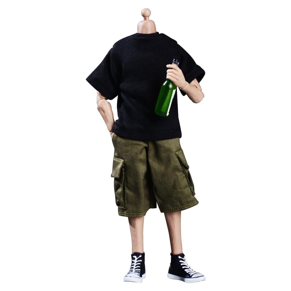 Pantalones de Trabajo Meetoget para Figura 1/12 Verde