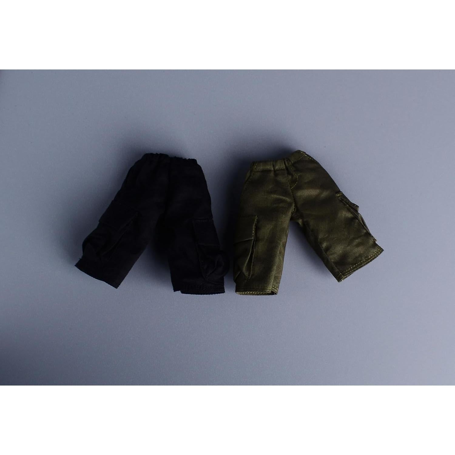 Pantalones de Trabajo Meetoget para Figura 1/12 Verde