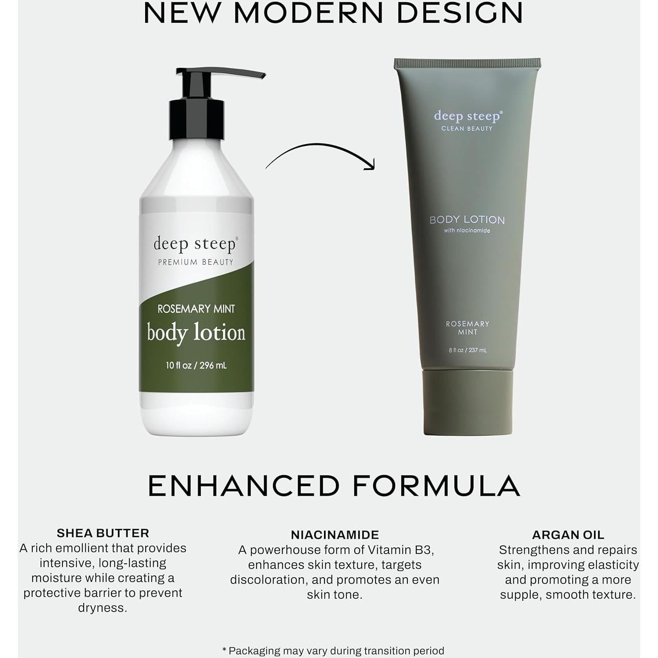 Loción Corporal Deep Steep Romero Menta 226.8 ml Hidratante