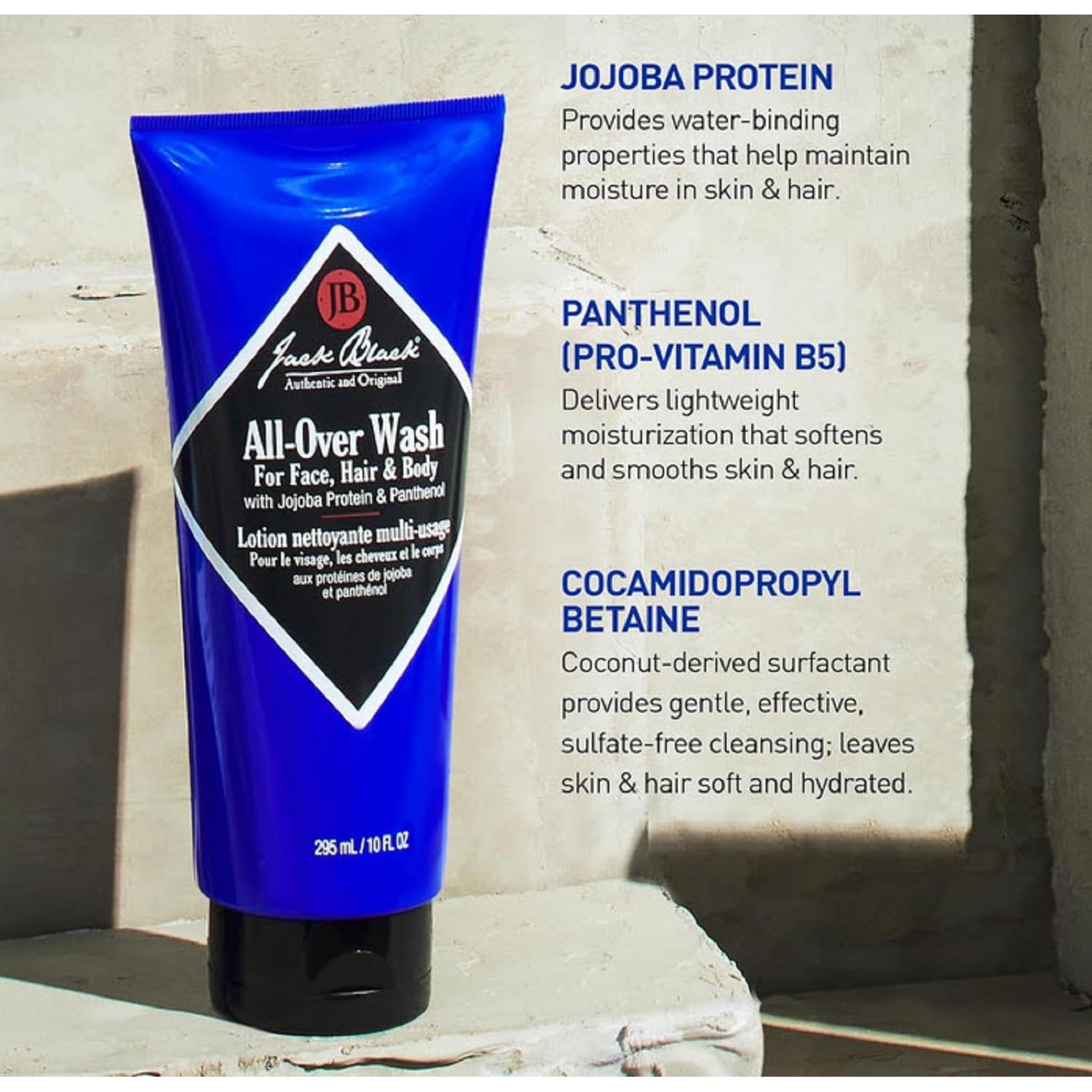 Gel de Ducha Todo en Uno Jack Black 296 ml - Cuidado Masculino