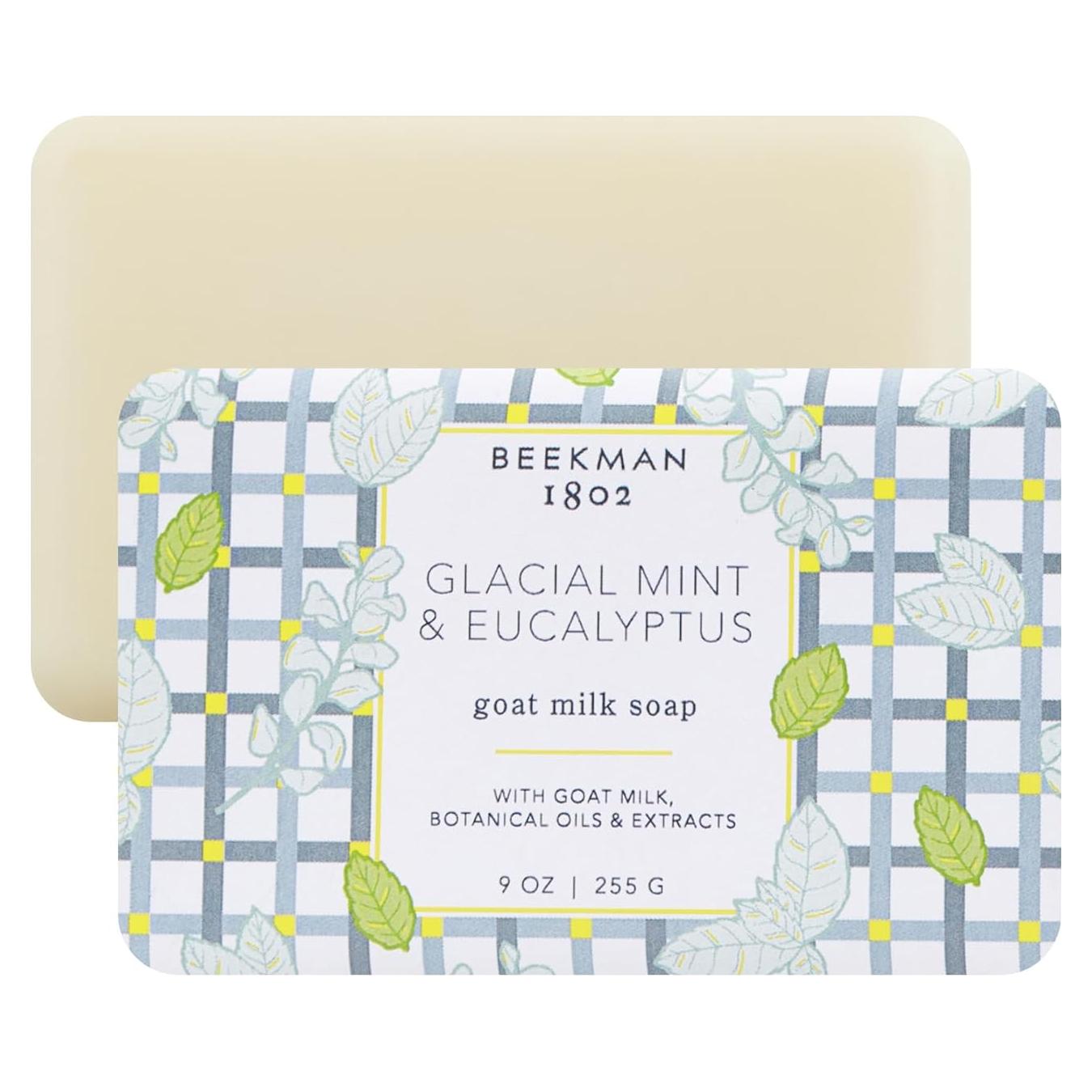 Jabón de Leche de Cabra Beekman 1802 Menta y Eucalipto 255 g - Hidratante