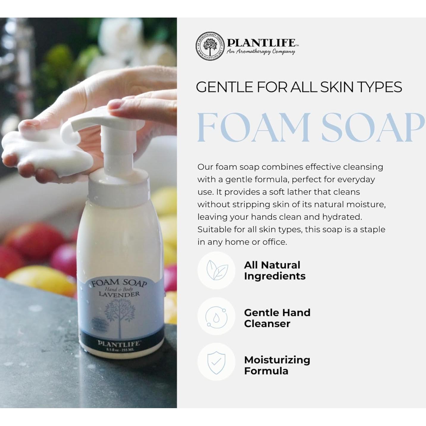 Jabón Espumoso Plantlife Menta Fresca 473 ml - Cuidado Piel