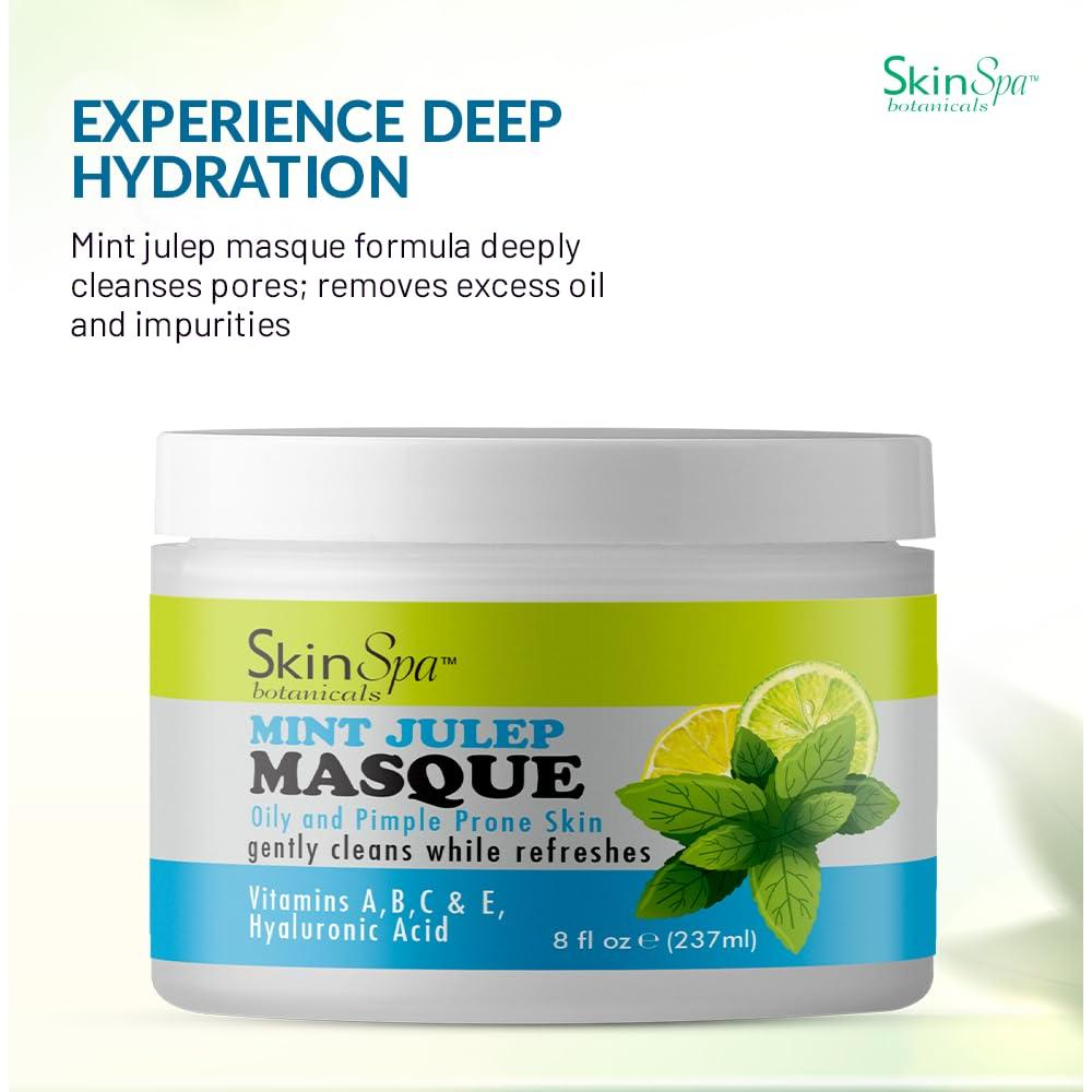 Mascarilla Facial SKIN SPA Menta Julep 226.8 g - Control de Acné