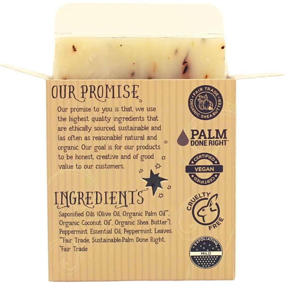 Jabón de Barra de Menta Orgánica Varina - Paquete de 3