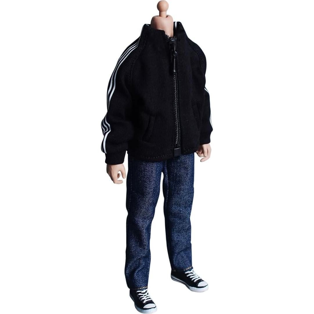 Pantalones de Mezclilla Meetoget 1/12 para Figura Masculina