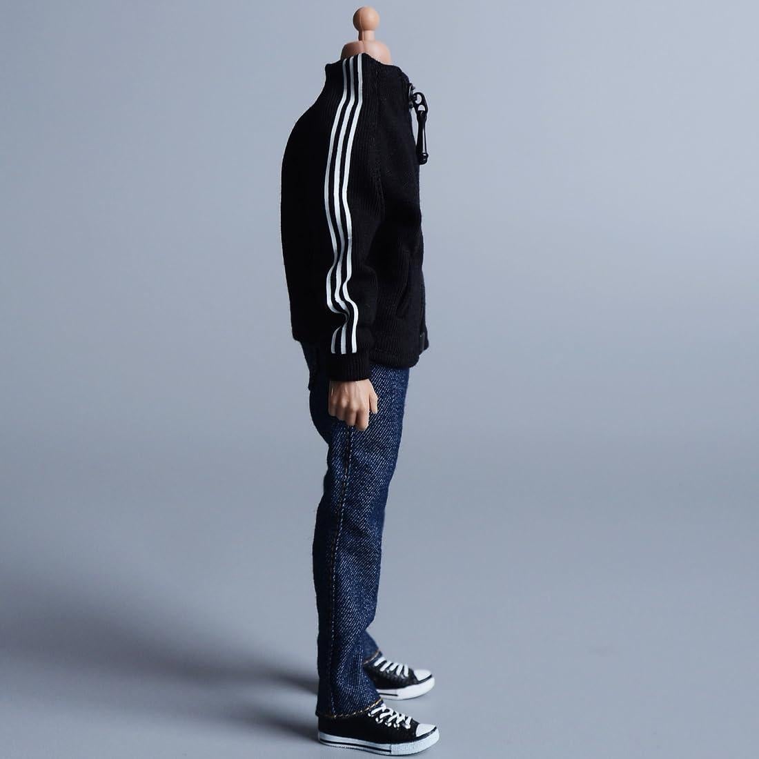 Pantalones de Mezclilla Meetoget 1/12 para Figura Masculina