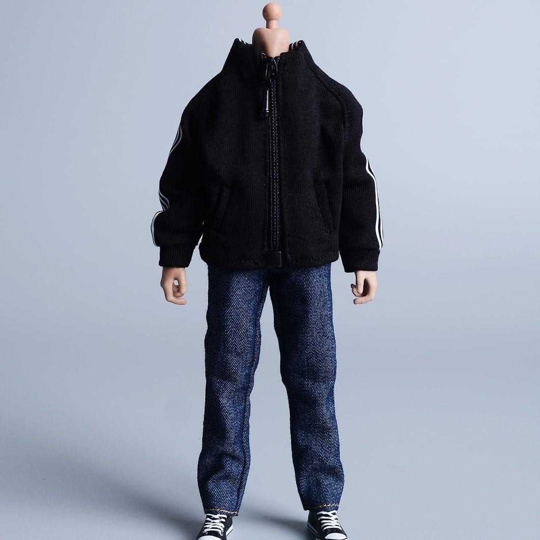 Pantalones de Mezclilla Meetoget 1/12 para Figura Masculina