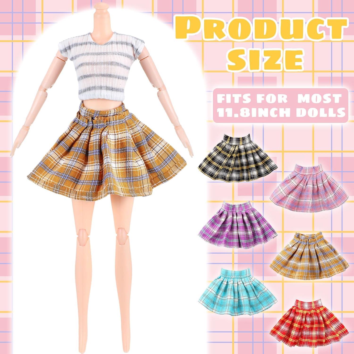 Conjunto de Ropa para Muñeca Fourluoo 30 cm 6 Piezas Moda