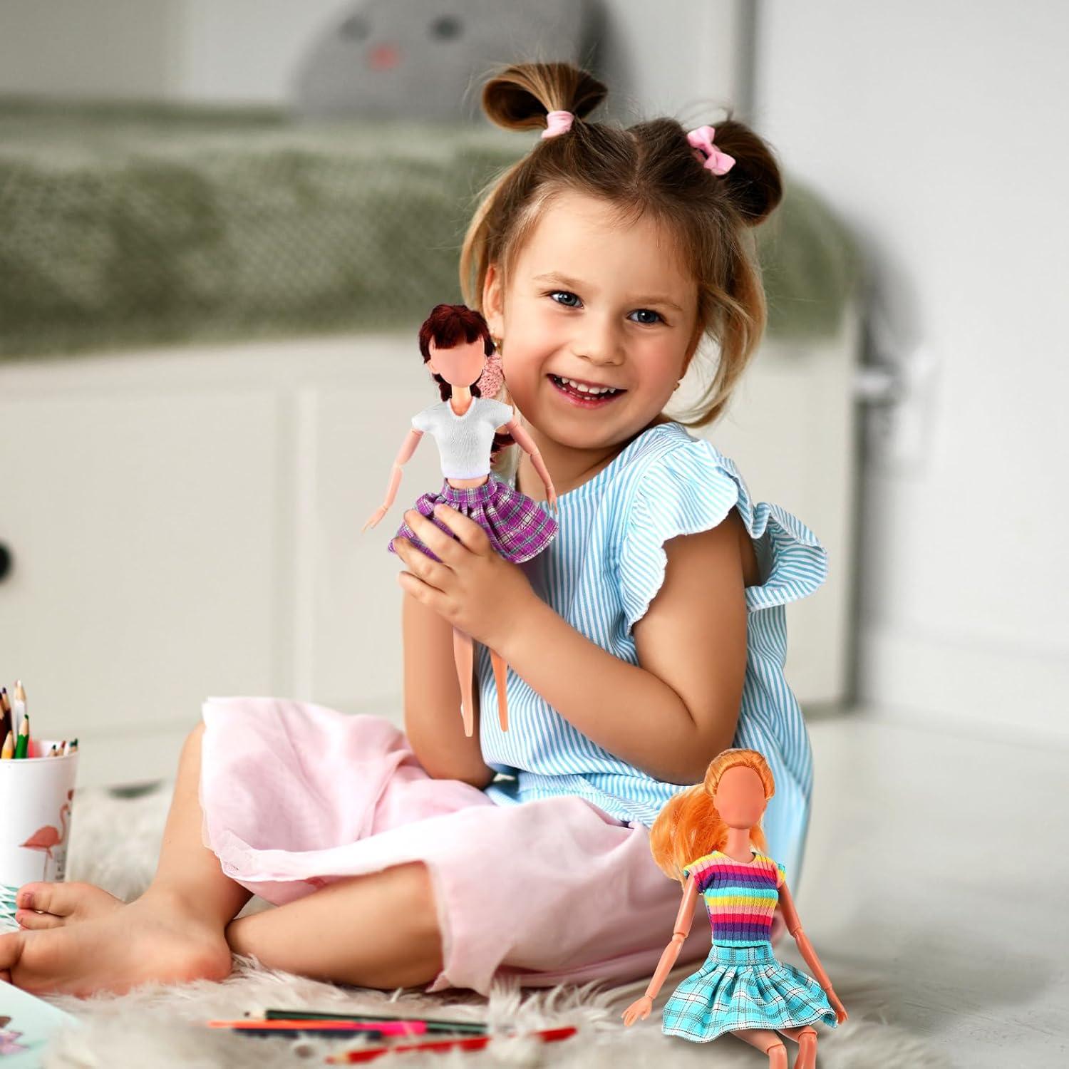 Conjunto de Ropa para Muñeca Fourluoo 30 cm 6 Piezas Moda