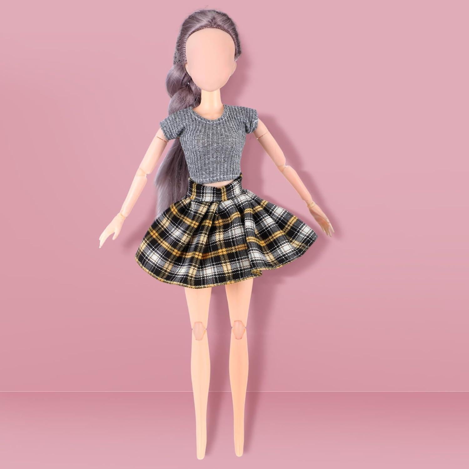 Conjunto de Ropa para Muñeca Fourluoo 30 cm 6 Piezas Moda