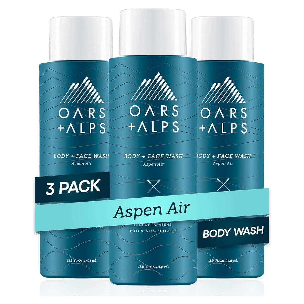 Gel Hidratante para Cuerpo y Cara Oars + Alps 400ml x3