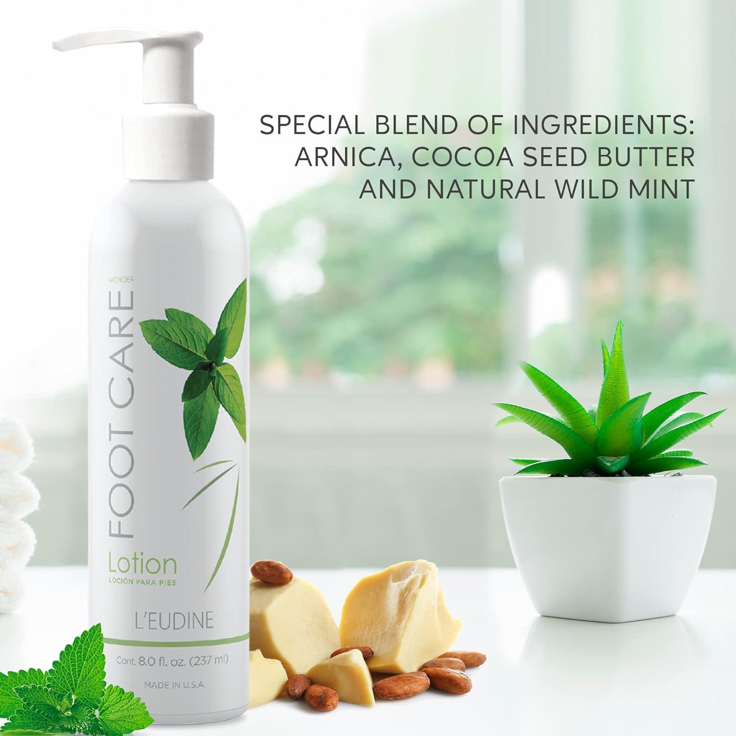 Crema para Pies L'EUDINE 236ml - Hidratante y Refrescante