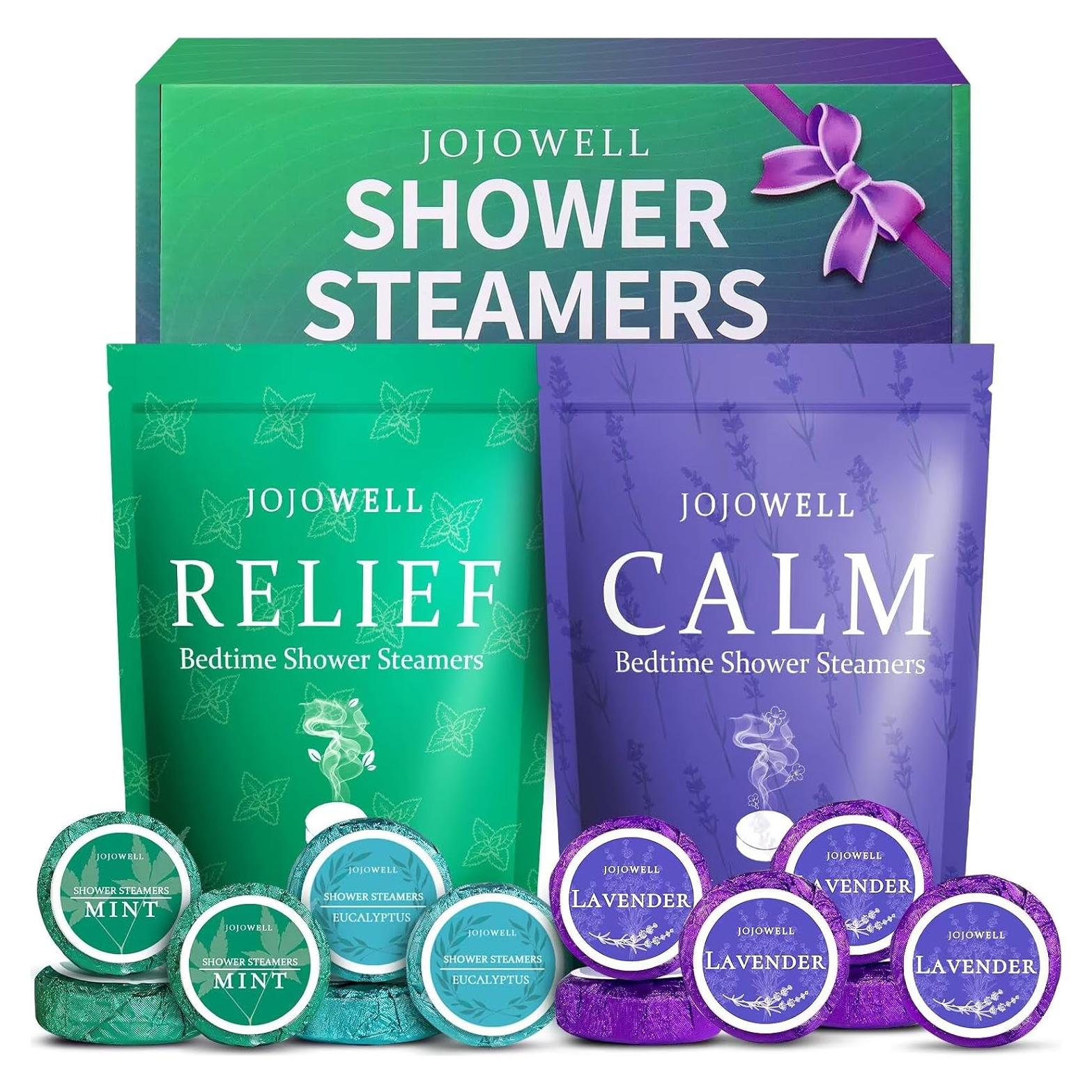 Bombas de Vapor para Ducha JoJowell - Paquete de 12 Aromaterapia