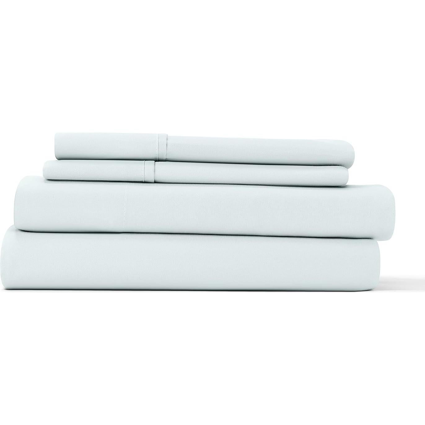 Juego de Sábanas de Microfibra Linen Market Completo Menta 4 Piezas