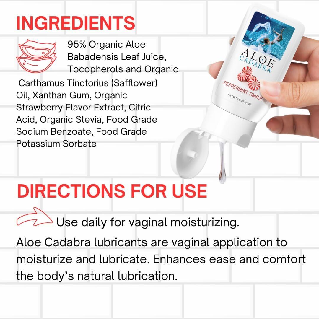 Lubricante Hidratante Vaginal Aloe Cadabra 73.93 ml Menta