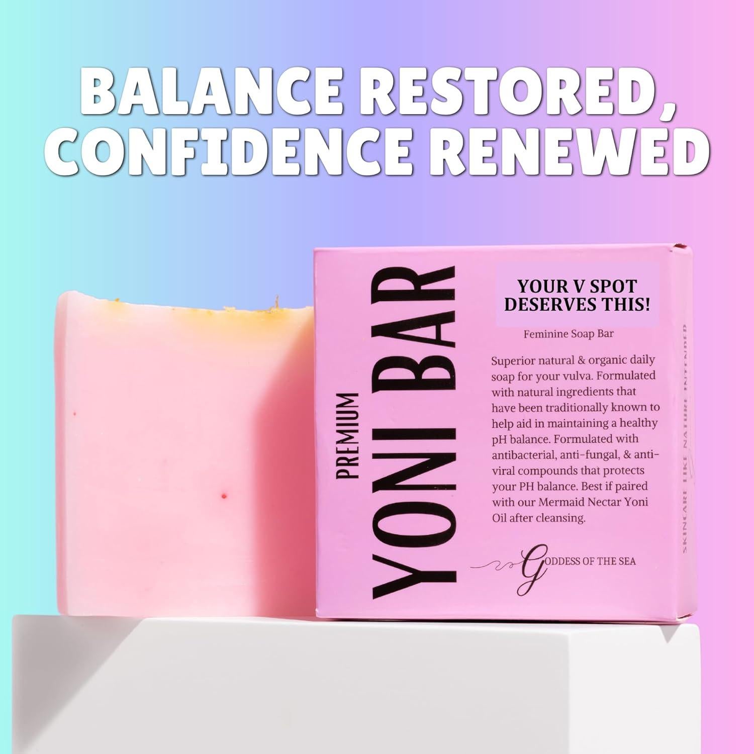Jabón Yoni Natural Premium Goddess of The Sea 85g - Hidratante