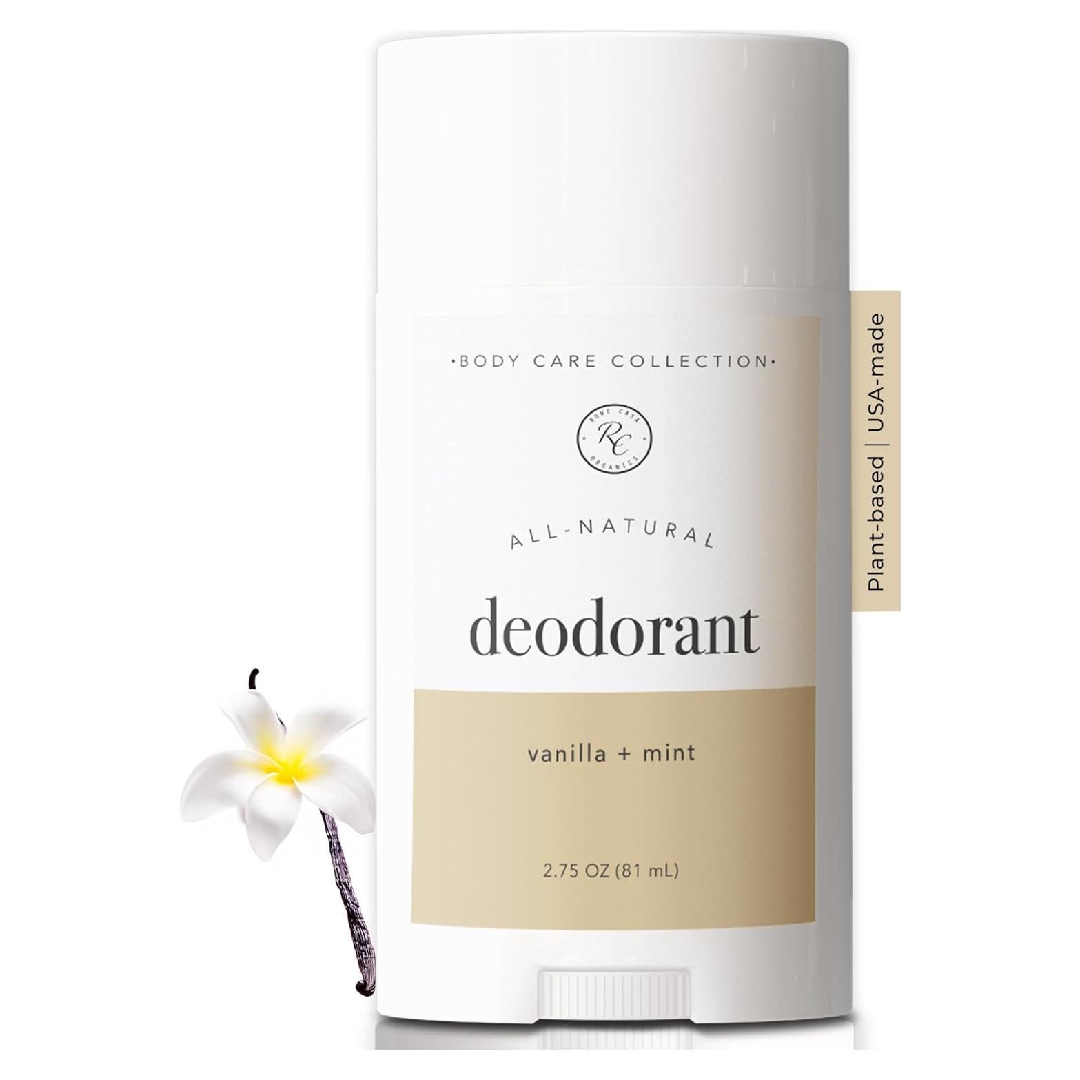 Desodorante Natural Rowe Casa Organics Vainilla + Menta 56.7 g