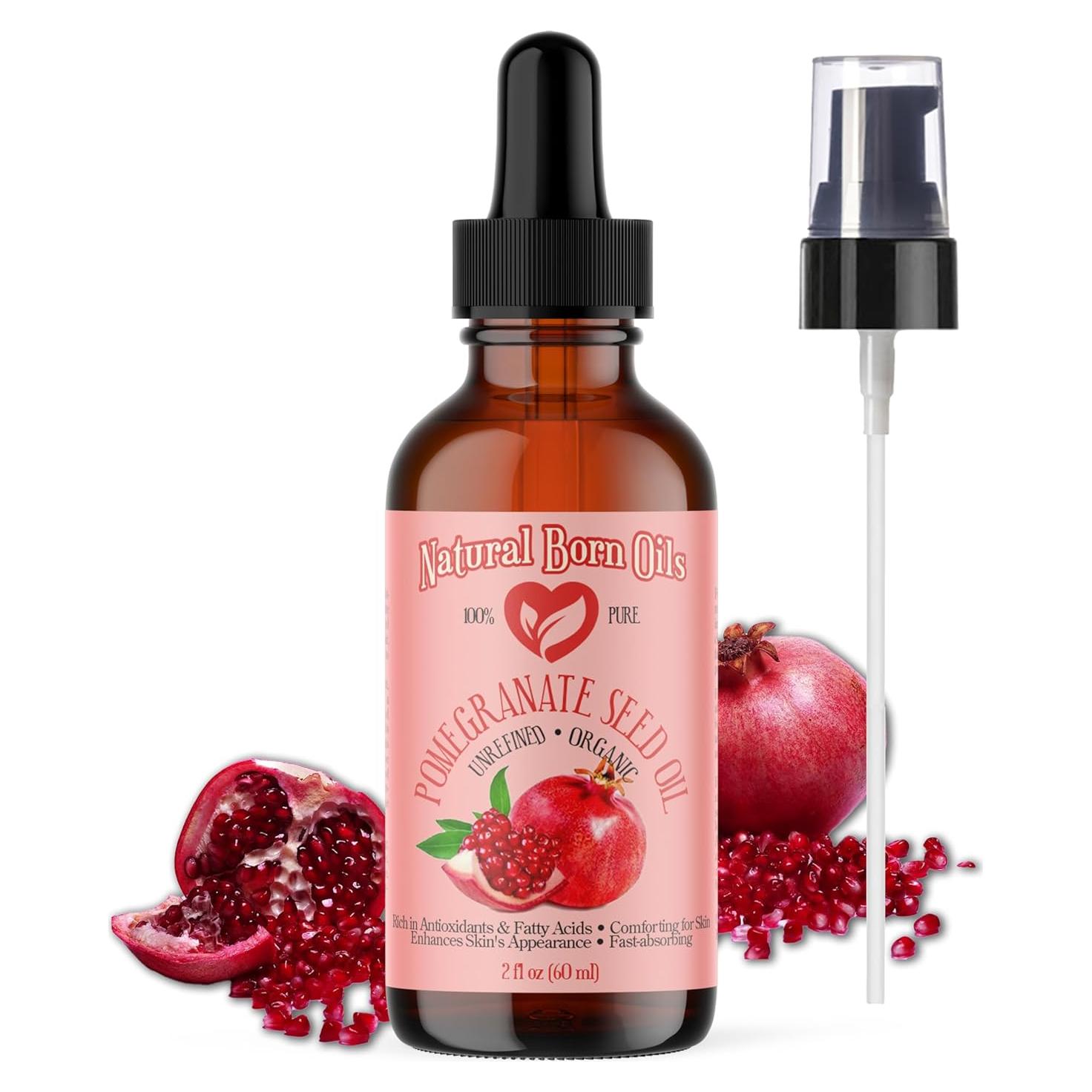 Aceite de Semilla de Granada Natural Born 60ml Orgánico Prensado en Frío