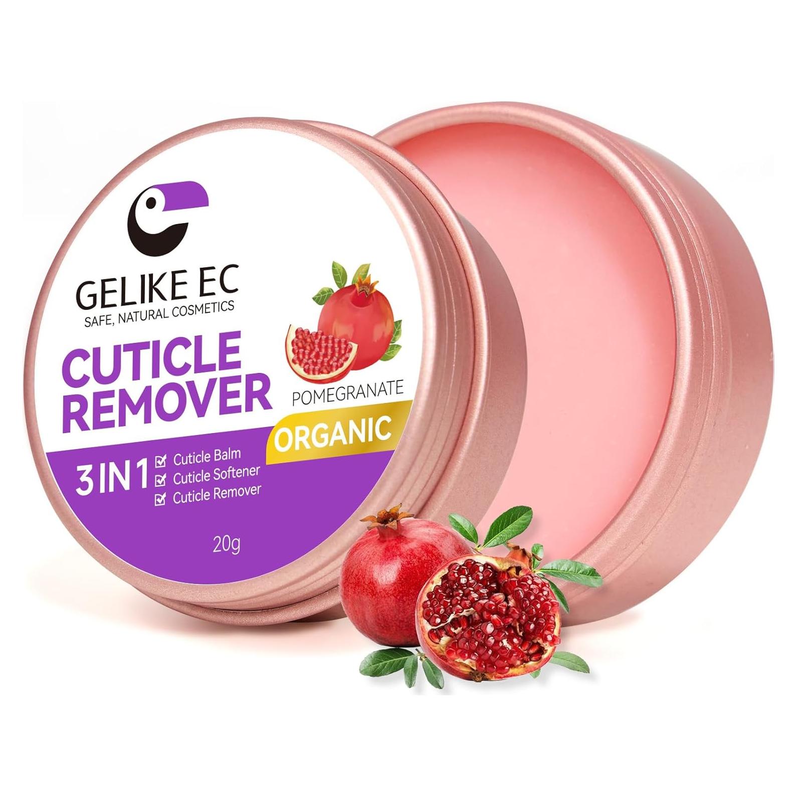 Bálsamo para Cutículas Gelike EC 3 en 1 - 21g - Granada