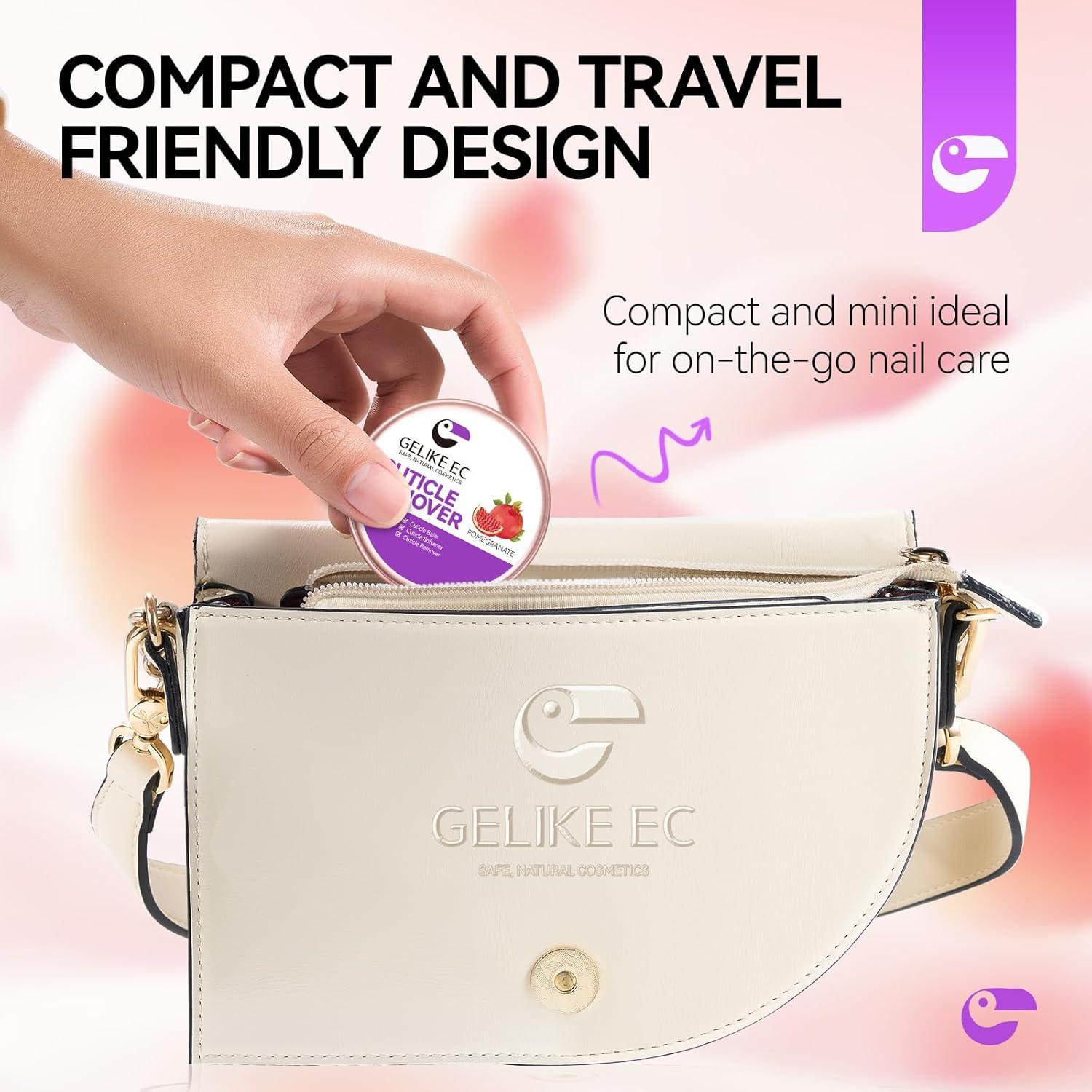 Bálsamo para Cutículas Gelike EC 3 en 1 - 21g - Granada