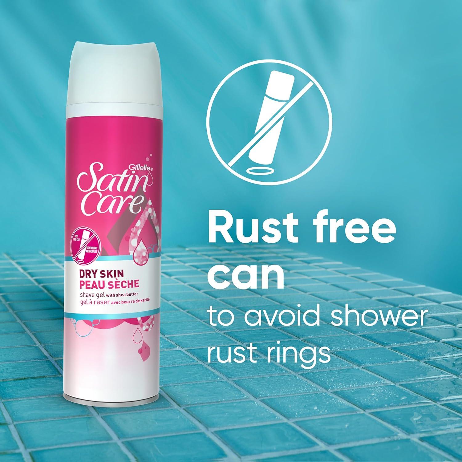 Gel de Afeitar Gillette Venus Satin Care Piel Seca 198g