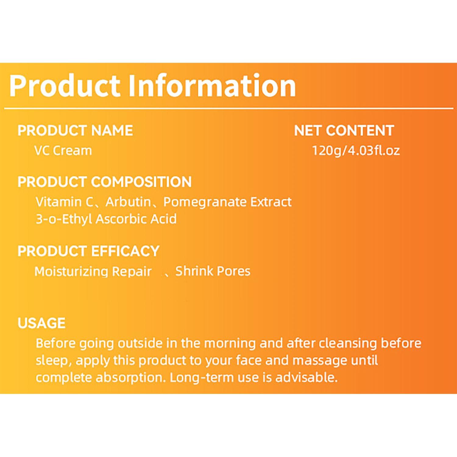 Crema Hidratante Reparadora Disaar 120g Vitamina C Arbutina