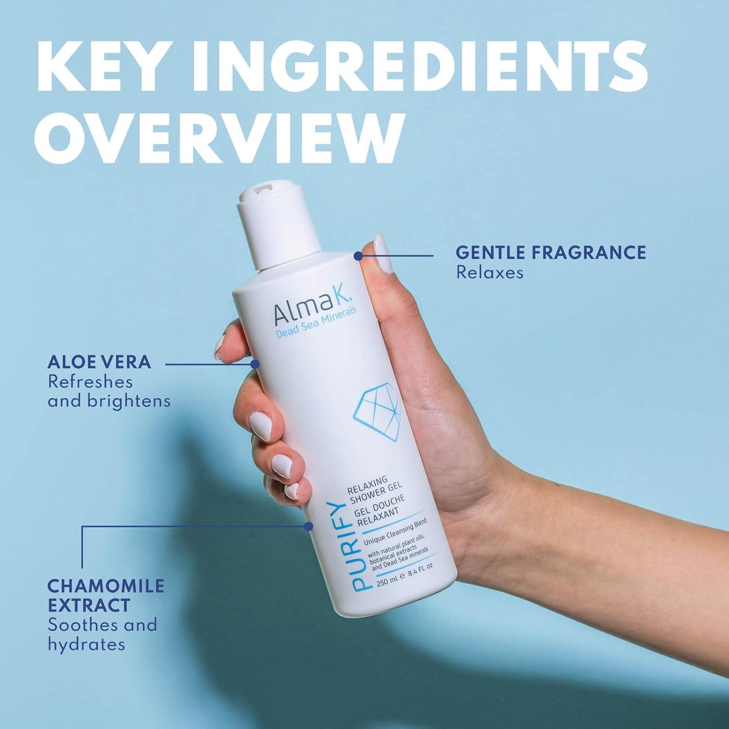 Gel de Ducha Relajante Alma K 250 ml - Jabón Corporal Nutritivo