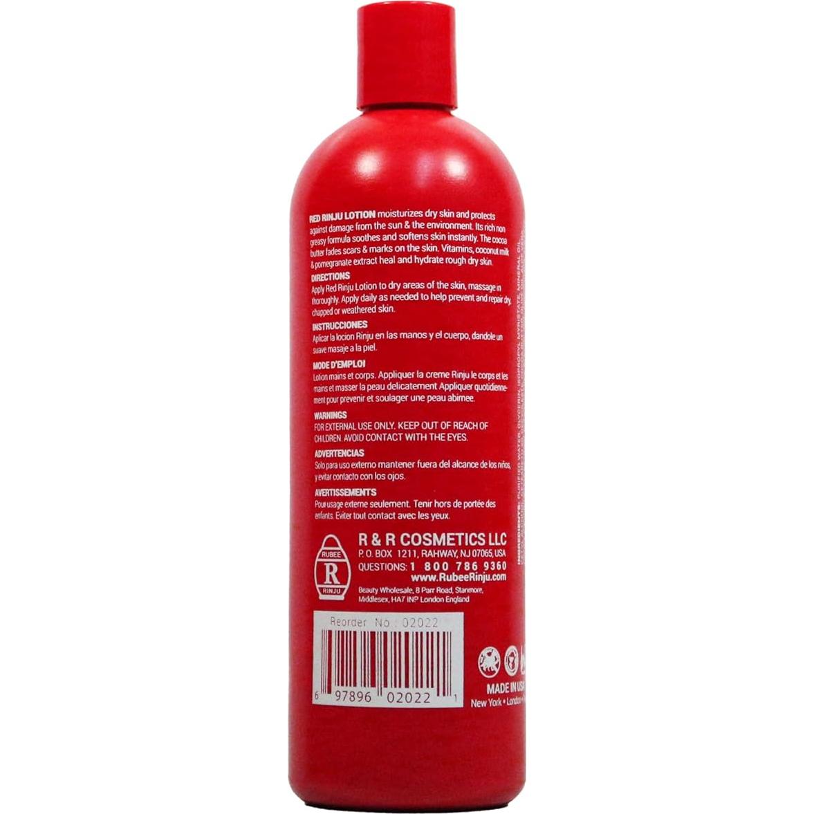 Loción Hidratante de Manteca de Cacao Rinju 453 g - Unisex