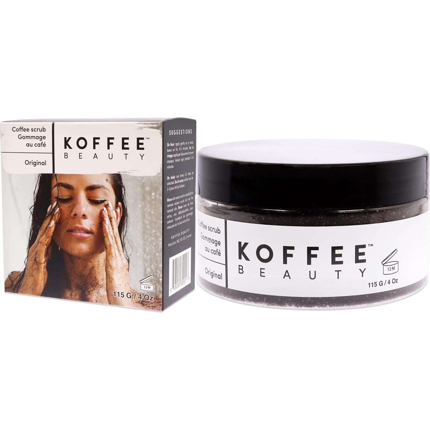 Exfoliante de Café Koffee Beauty Original 115 g - Suaviza Piel